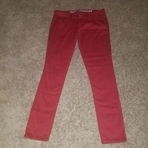 Soft Obsession Red Jeans  5/6